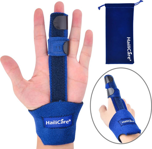 סד אצבע ארגונומי מתכוונן HailiCare® – תמיכה, קיבוע והקלה בכאב