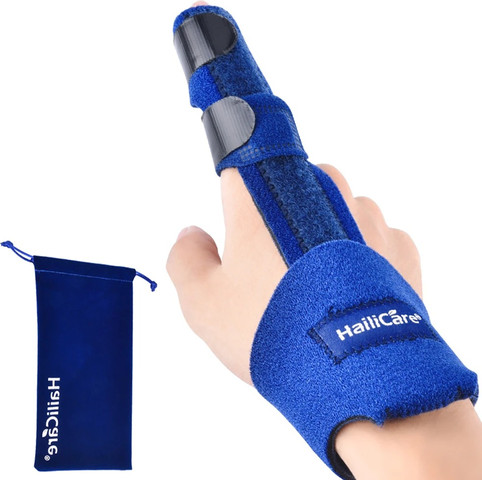 סד אצבע ארגונומי מתכוונן HailiCare® – תמיכה, קיבוע והקלה בכאב