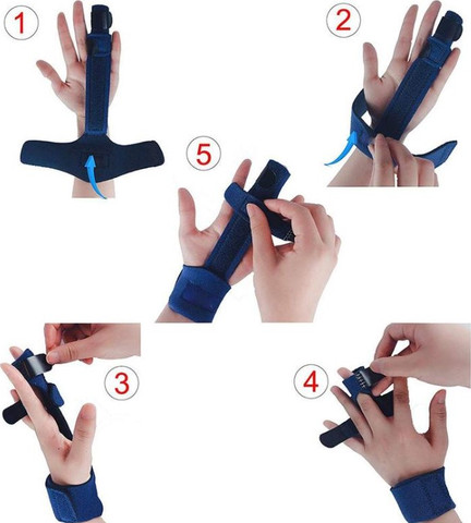 סד אצבע ארגונומי מתכוונן HailiCare® – תמיכה, קיבוע והקלה בכאב