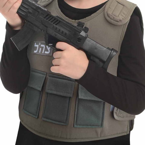 וסט חייל לוחם ישראלי לילדים