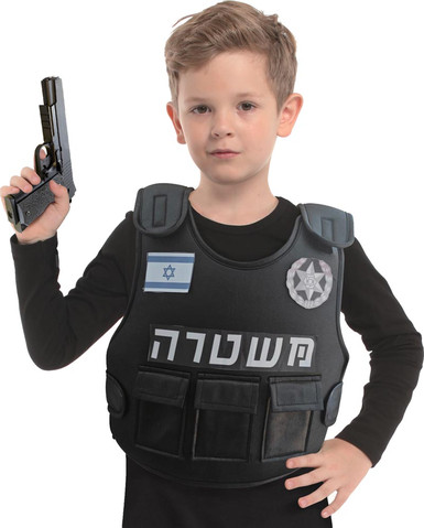 וסט שוטר לוחם ישראלי לילדים