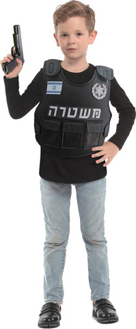וסט שוטר לוחם ישראלי לילדים