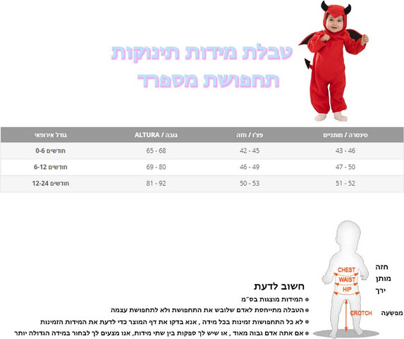 תחפושת בובת חד קרן לילדים