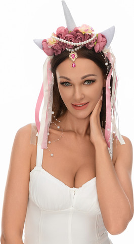 קשת חד קרן פרחונית