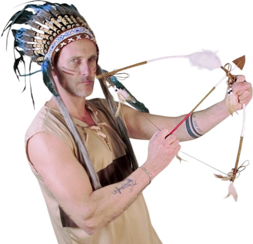 חץ וקשת אינדיאני מפואר