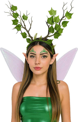 קשת ענפים ועלים לפיית יער