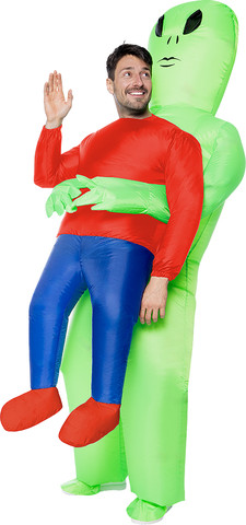תחפושת מצחיקה חייזר מתנפח חוטף אותך