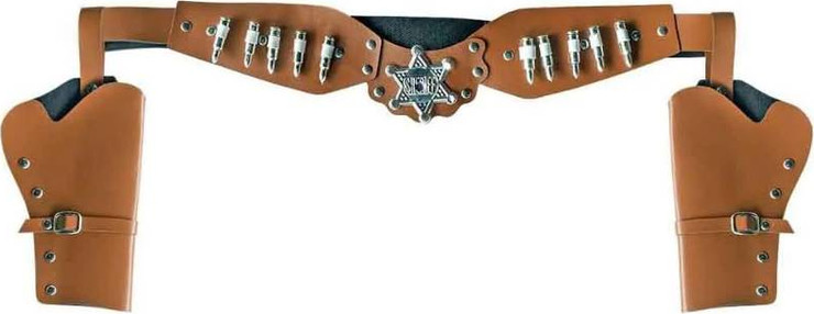 חגורת אקדחים איכותית לאקדוחן עם כדורים דגם פורים 2025