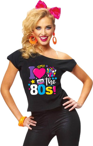 חולצת רטרו שנות ה-80