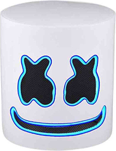מסכת לד מרשמלו ,  DJ Marshmello מסכה חצי פנים מסכת השנה די ג'י מרשמלו