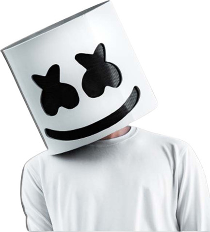 מסכת די ג'י מרשמלו לטקס מלאה מסכת השנה DJ Marshmello