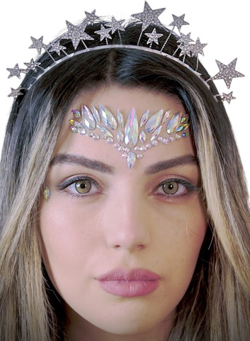 קשת כוכבים עם אבנים מפוארת