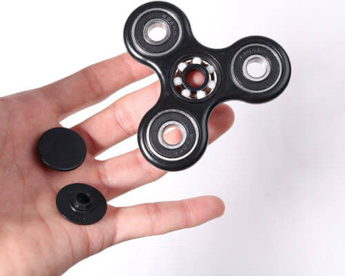 ספינר פידג' Fidget Spinner : ספינר מקורי עם מנגנון קרמי