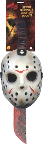 מסכה ומצ’טה לג’ייסון למבוגרים : Friday the 13th 🩸