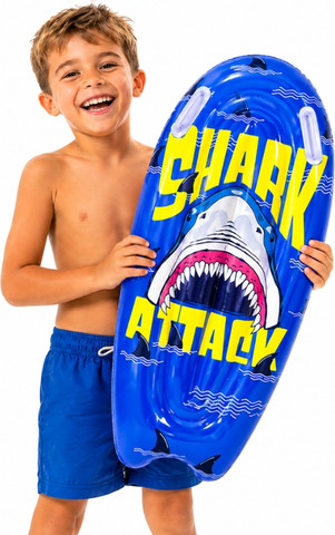 גלשן מתנפח כריש לילדים Shark Attack