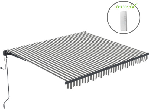 סוכך חשמלי עם שלט 295X200 דגם אלקטריק