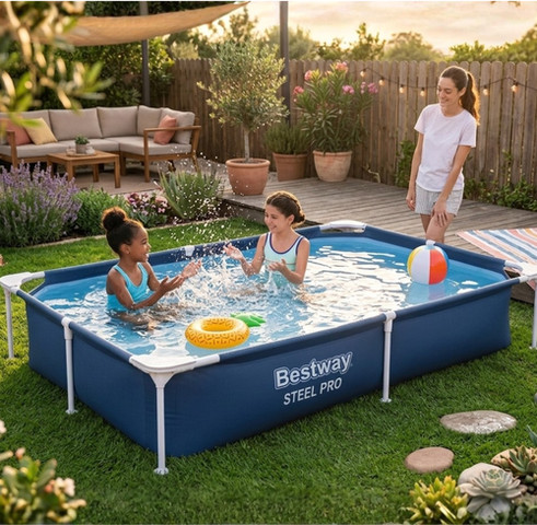בריכת שחייה מלבנית דגם 56401 2.21×1.50 BestWay
