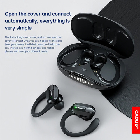 Lenovo XT80 | אוזניות ספורט אלחוטיות עם איכות שמע מעולה