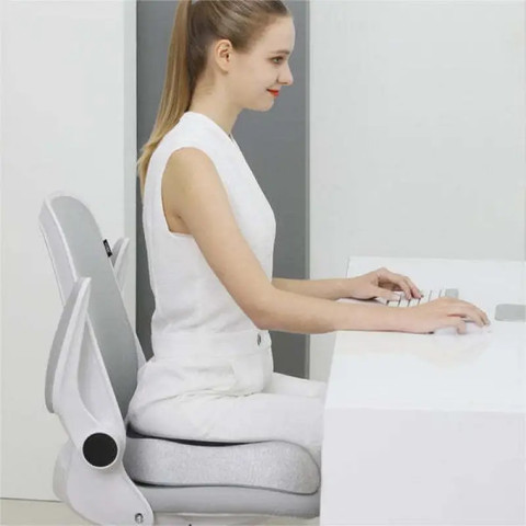 כרית ישיבה אורטופדית Memory Foam | מתאים למחשב ולעבודה
