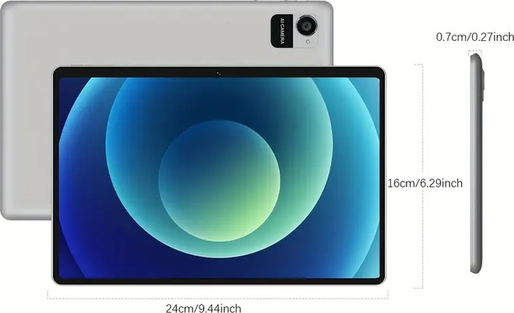 טאבלט חכם ועוצמתי עם מערכת הפעלה Android 15, זיכרון RAM 12GB ואחסון פנימי של 128GB ROM