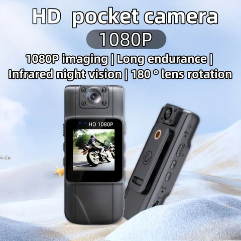 מצלמת דרך ניידת קומפקטית Full HD לשליחים רוכבי אופניים וקטנועים