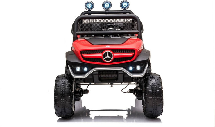 גיפ מרצדס יונימוג 12V פרימיום גוון אדום