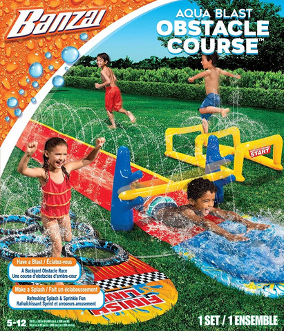 מסלולי משחקי מים עם מכשולים דגם 41913 מבית Banzai