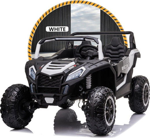 ממונע באגי שטח דגם 12V Beast בצבע לבן