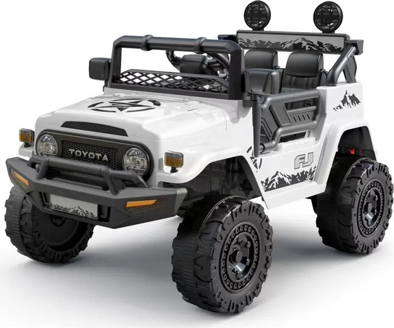ג’יפ ממונע לילדים Toyota Fj Cruiser 4X4 12V לבן