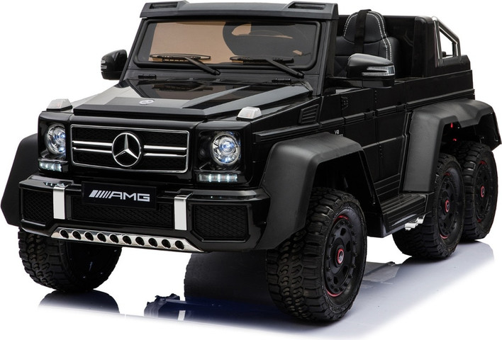 ג'יפ מרצדס G63 מפואר 6 גלגלים 12V צבע שחור