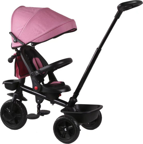 תלת אופן 3 ב 1 דגם TRIFUN עם כיסא נשכב ומסתובב 360 וגלגלי EVA ללא תקרים