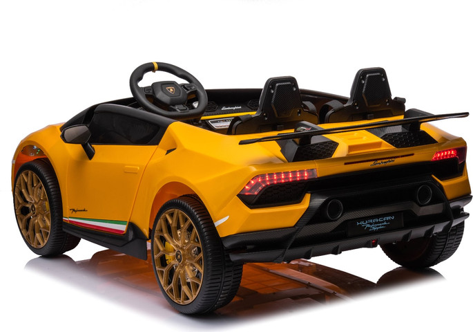 רכב ממונע      למבורגיני - Lamborghini 12 V  הוריקן -צהוב