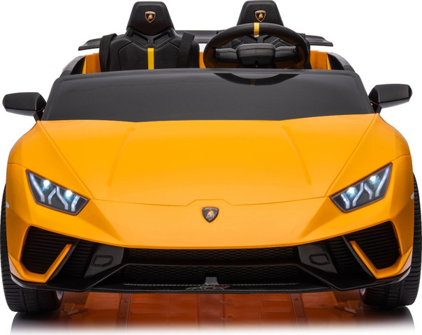 רכב ממונע למבורגיני - Lamborghini 12 V הוריקן -צהוב