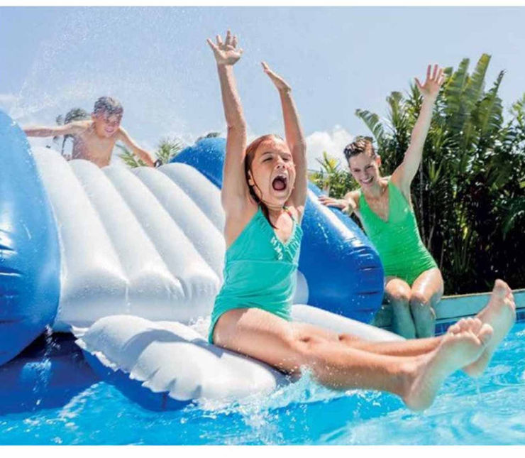 מגלשת מים מתנפחת לבריכה דגם 58849