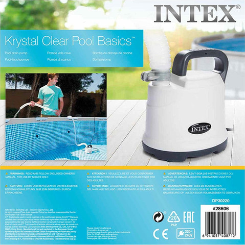 משאבה לריקון מי הבריכה מבית INTEX 28606