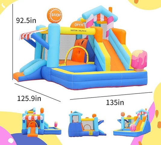 מתנפח מים דגם דוכן גלידה 73072