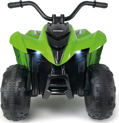 טרקטורון Kawasaki 12V עוצמתי של מותג העולמי INJUSA תוצרת ספרד צבע ירוק