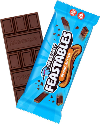 Mr.Beast Chocolate Peanut Butter מיסטר ביסט שוקולד חלב עם חמאת בוטנים