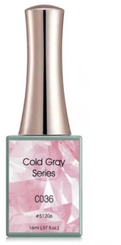 לק ג’ל COLD GRAY גוון C036