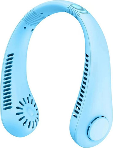 מאוורר עוצמתי לצוואר, נטען USB – עד 6 שעות שימוש