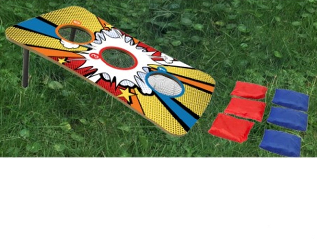 משחק קורנהול מעץ – קליעת שקים למטרה – Cornhole Game