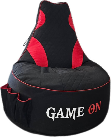 פוף גיימינג מקצועי GAME ON – לילדים, נוער ומבוגרים – שחור אדום