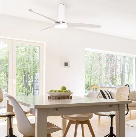 מאוורר תקרה "52 דגם MISTRAL עם שלט-לבן Semicom SM-RX52103W/18CT