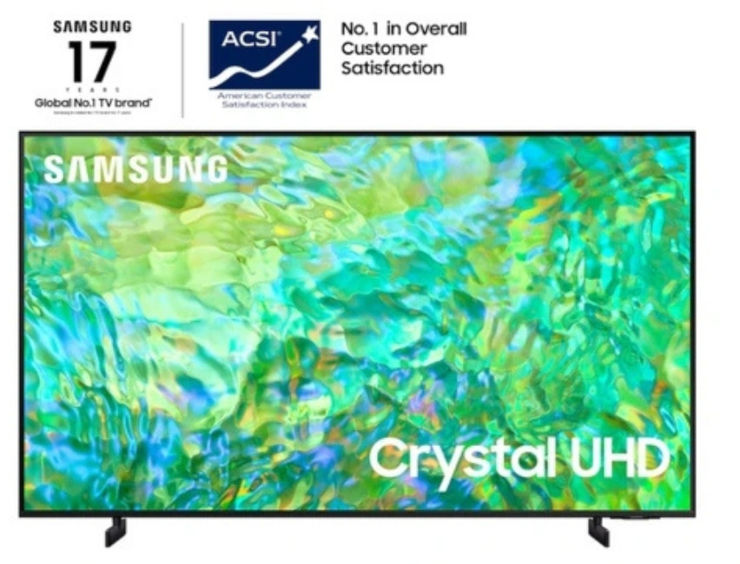 טלוויזיה חכמה 50" דגם Samsung SmarTV 50CU7100 Crystal Processor 4K