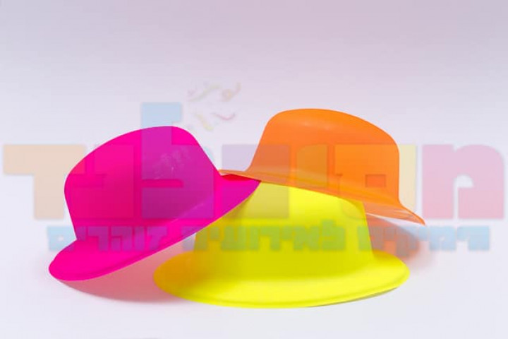 כובעי מסיבה אולטרה זוהרים-12 יחידות