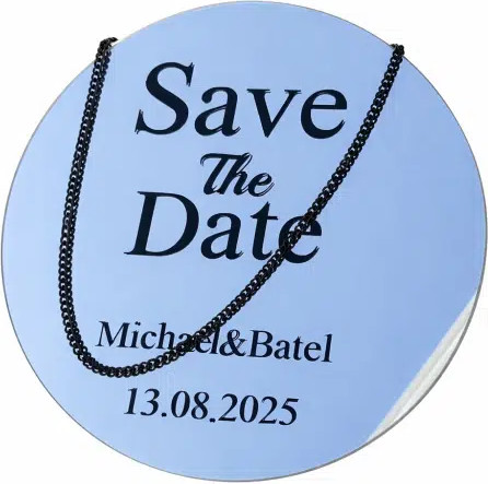 מראה לצילומי SAVE THE DATE