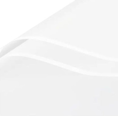 נייר עטיפה לפרחים - לבן עם פס לבן