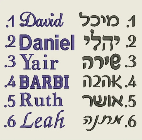 חלוק רחצה מגבת עם  משפט לרקמה בגב החלוק