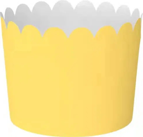 גביעי קאפקייקס צהוב