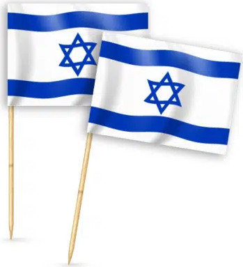 קיסמי דגל ישראל - 50 יח'